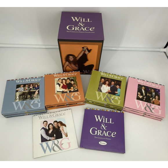Will & Grace Complete Series DVD Box Set + Bonus Disc 33-Disc Seasons 1-8 - Picture 10 of 13